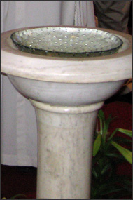 Baptismal font